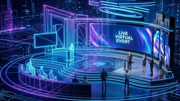 A Ascensão dos Ambientes Imersivos: Como a Inteligência Artificial Transforma os Eventos Virtuais 1 Inteligência Artificial Transforma os Eventos Virtuais